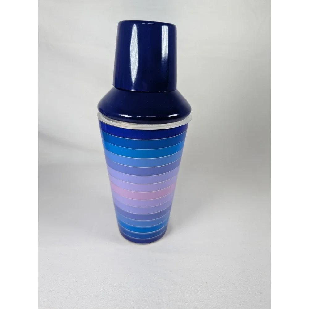 New Jonathan Adler Scala Cocktail Shaker Modern Barware 18.4 oz/540 mL